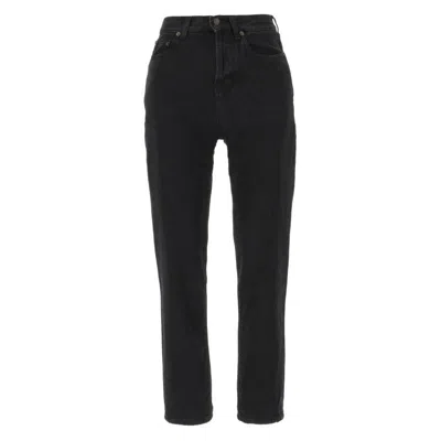 Saint Laurent Slim-fit Cotton Denim Jeans In Black