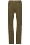 Saint Laurent Slim Fit Jean In Authentic Kaki