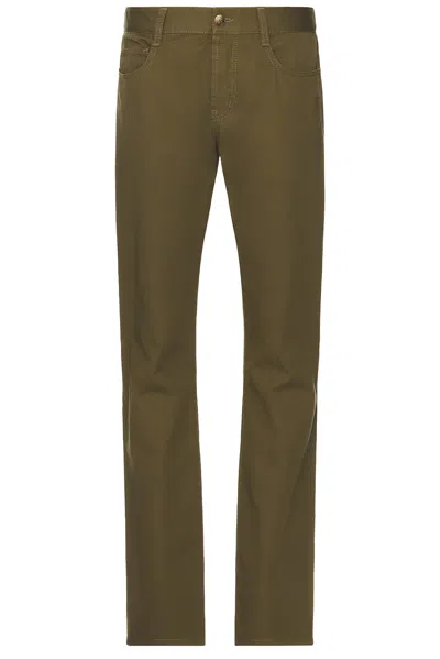 Saint Laurent Slim Fit Jean In Khaki