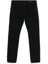 Saint Laurent Men's Slim Jeans In Black