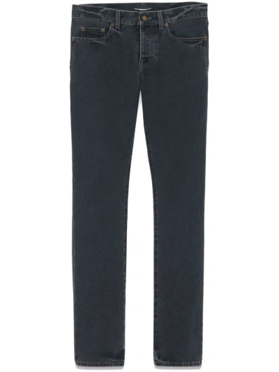 Saint Laurent Slim-fit Jeans In Blue
