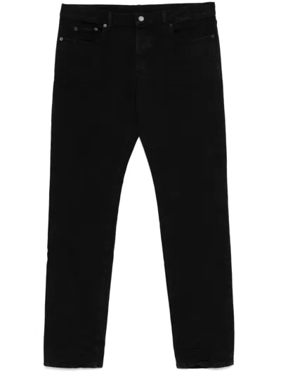 Saint Laurent Klassische Slim-fit-jeans In Schwarz