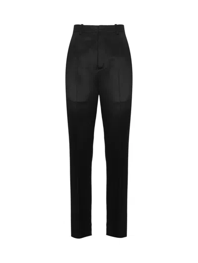 SAINT LAURENT SLIM FIT MID-RISE TROUSERS