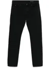 Saint Laurent Oklahoma Jeans In Black Denim In Black
