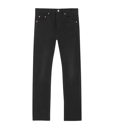 Saint Laurent Slim Jeans In Black