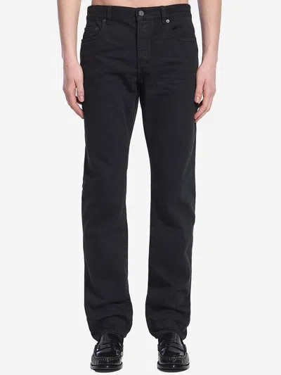 Saint Laurent Slimfit Jeans In Black