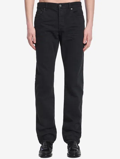 Saint Laurent Slimfit Jeans In Black