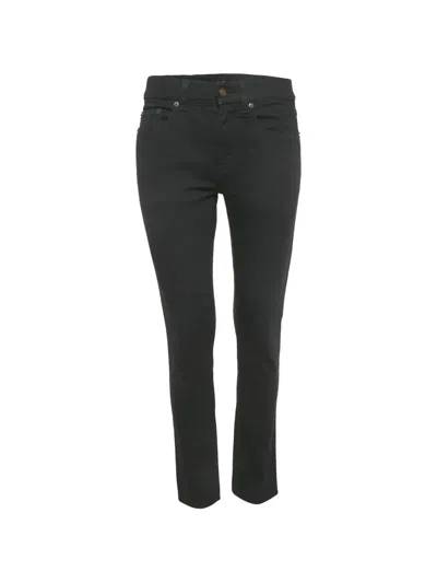 Pre-owned Saint Laurent Slim-fit Jeans In Black
