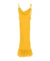 Saint Laurent Sling Dress In Yellow