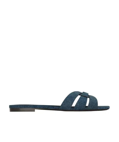 SAINT LAURENT SAINT LAURENT TRIBUTE SLIP-ON MULES