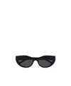 Saint Laurent Slm115 Cat-eye Sunglasses In Black
