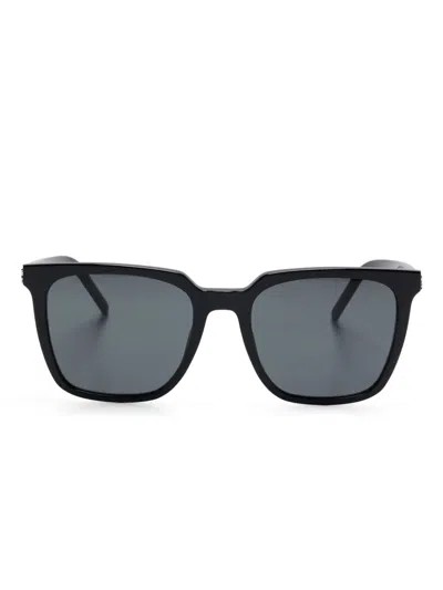 Saint Laurent Slm146 Sunglasses In Black