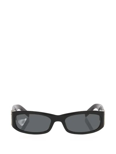 Saint Laurent Slm152 Rectangle-frame Sunglasses In Black
