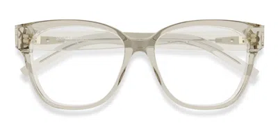 Saint Laurent Slm33 Beige In Gray
