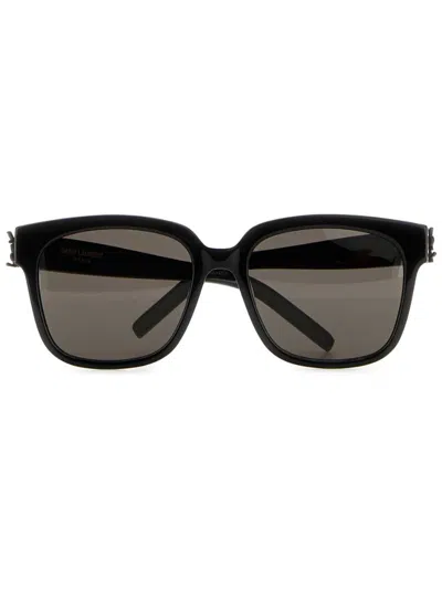 SAINT LAURENT SAINT LAURENT SLM40 BLACK ACETATE SUNGLASSES