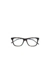 Saint Laurent Slm83 Square-frame Glasses In Animal Print