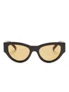 Saint Laurent Slm94 Sunglasses In Brown