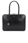 Saint Laurent Slp Bauletto Bag In Black