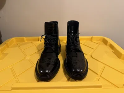 Pre-owned Saint Laurent Slp Black Boot