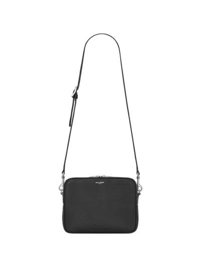 Saint Laurent Small Adjustable-strap Shoulder Bag In Black