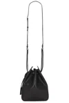 Saint Laurent Small Bucket Bag In Nero