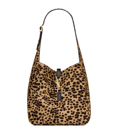 Saint Laurent Small Calfskin Le 5 À 7 Shoulder Bag In Beige