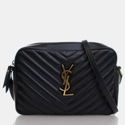 Pre-owned Saint Laurent Small Calfskin Lou Camera Bag