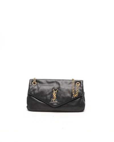 Saint Laurent Small Calypso Bag In Pink