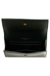 Saint Laurent Small Ysl Envelope Wallet In Patent Leather In Fir Leaf