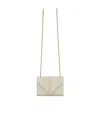 Saint Laurent Small Envelope Shoulder Bag In Nude