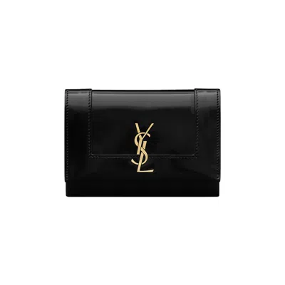 Pre-owned Saint Laurent Small Envelope Wallet 'noir' | Black | Women's Size Onesize