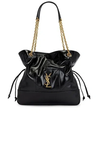 Saint Laurent Small Jamie Shopping Bag In Black
