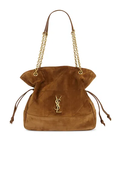 Saint Laurent Small Jamie Shopping Bag In Brown