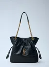 Saint Laurent Small Jamie Shopping Handbag In Black