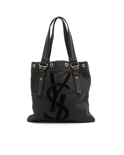 Saint Laurent Small Kahala Tote Bag In Black