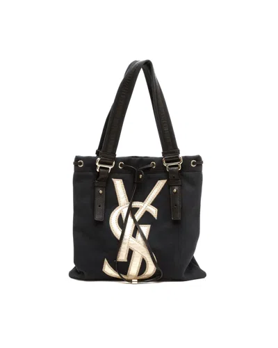 Saint Laurent Small Kahala Tote Bag In Black