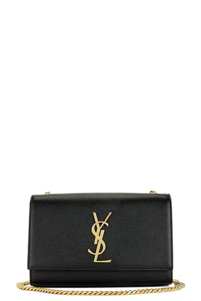 Saint Laurent Kate Small Shoulder Bag In Nero