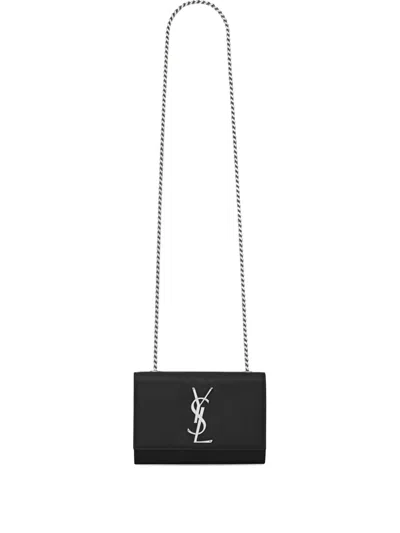 Saint Laurent Small Kate Leather Cross Body Bag In Orange