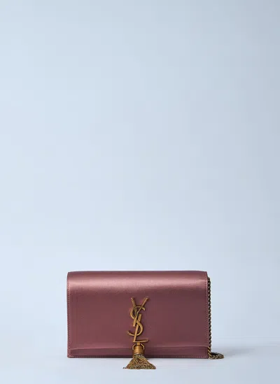 Saint Laurent Small Kate Shoulder Bag In Pink