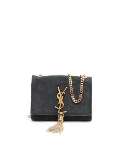 Saint Laurent Small Kate Tassel Bag In Black