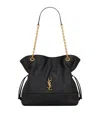 Saint Laurent Jamie 4.3 Shopping Tote Bag In Quilted Leather In Black