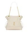 Saint Laurent Small Lambskin Jamie Shoulder Bag In White