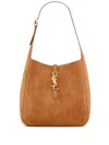 Saint Laurent Women's Le 5 Ÿ 7 Supple Small In Suede In Brown