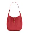 Saint Laurent Le 5 A 7 Ysl Small Hobo In Smooth Supple Leather In Pink