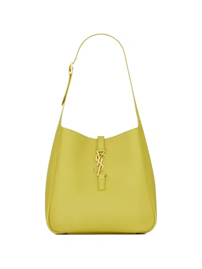 Saint Laurent Yellow Le 5 A 7 Small Shoulder Bag