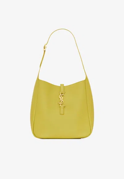 Saint Laurent Small Le 5 À 7 Supple Leather Shoulder Bag In Green