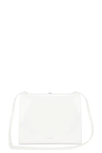Saint Laurent Small Le Anne-marie Shoulder Bag In White Powder