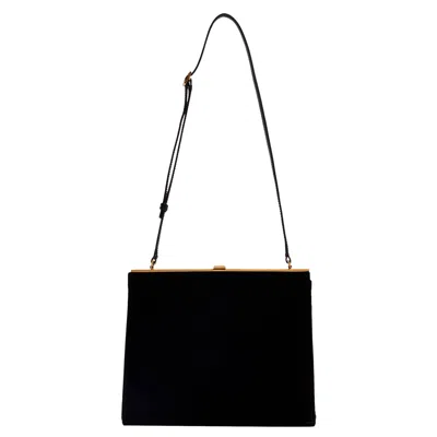 Pre-owned Saint Laurent Small Le Anne-marie Shoulder Bag 'noir' | Black | Women's Size Onesize