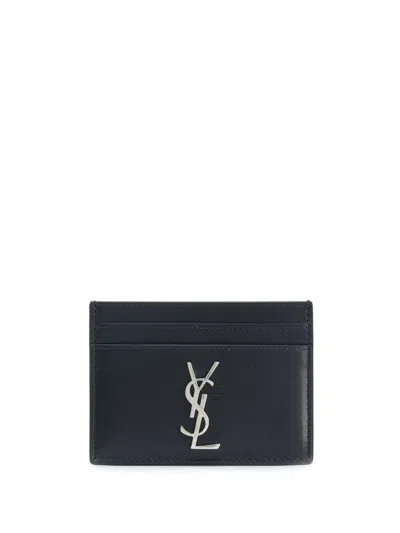 Saint Laurent Small Leather Goods In Blue