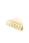 Saint Laurent `pince Crabe` Hair Clip In Gold